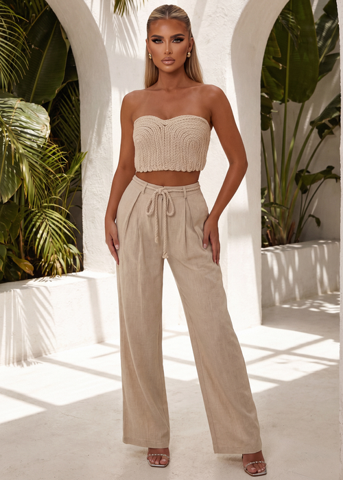 Feel Alive Two Piece - Beige