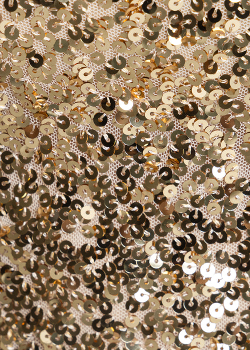 Forever Mine Cut Out Mini Dress - Gold