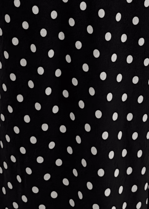 Good Intentions Cut Out Back Polka Dot Maxi Dress - Black - Dressmezee