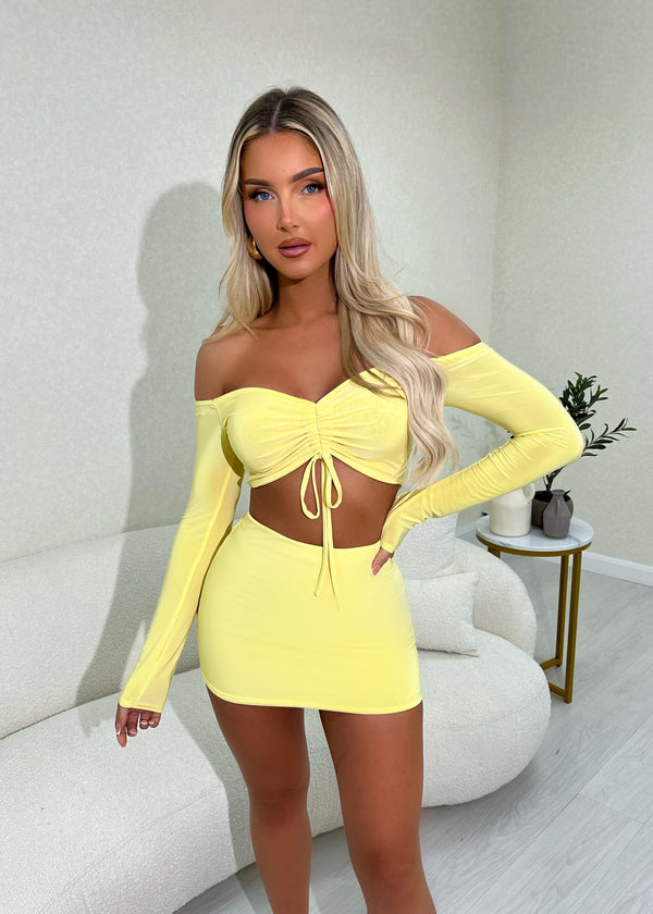 Flawless Affair Two Piece - Yellow