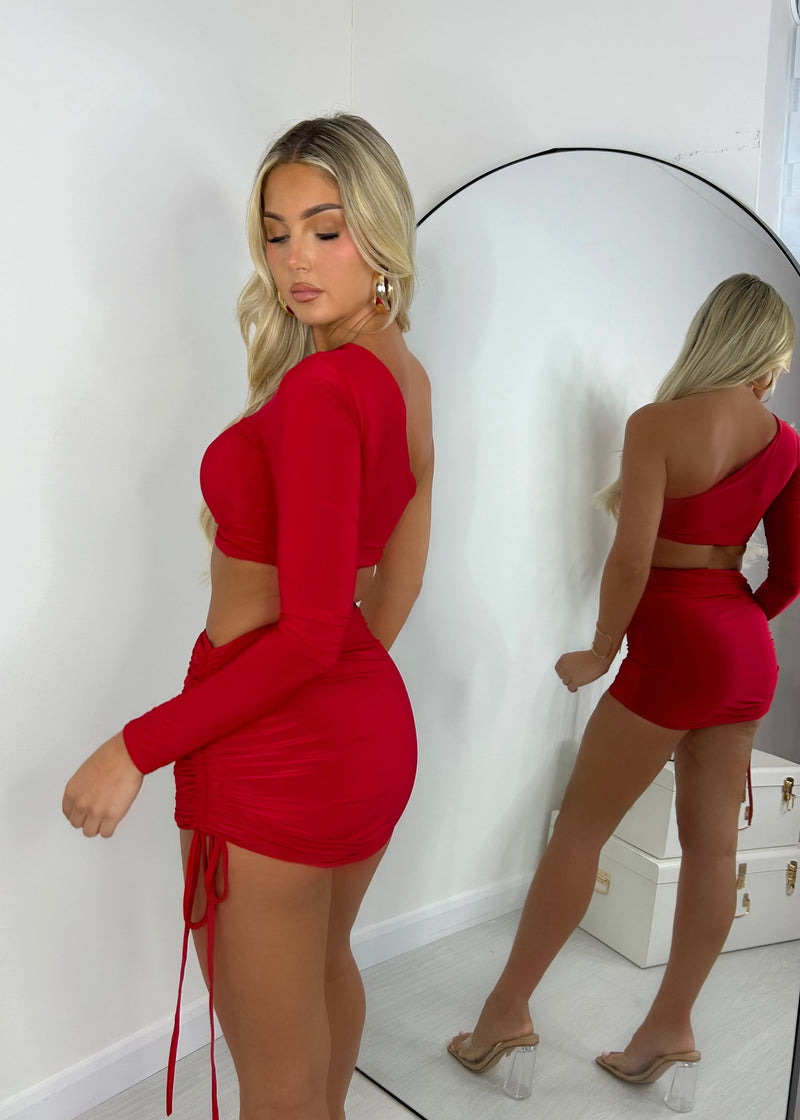 No Rules Two Piece Set - Red