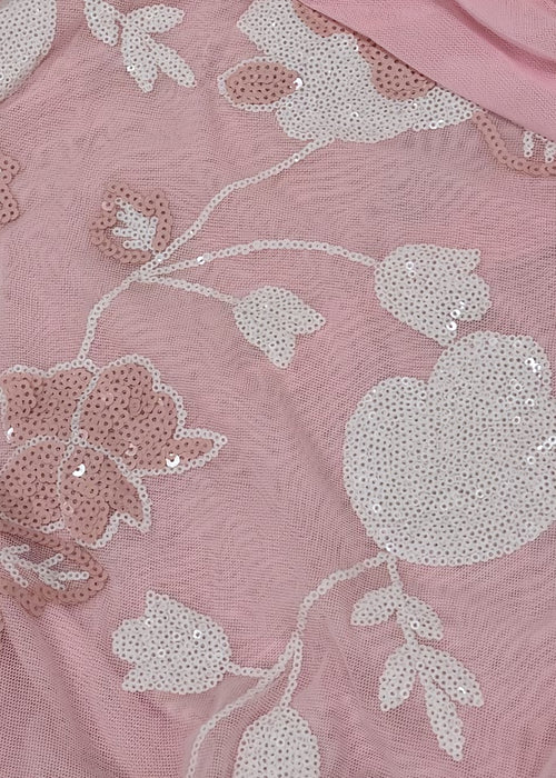 Impossible Desire Corset Embellished Maxi Dress - Pink