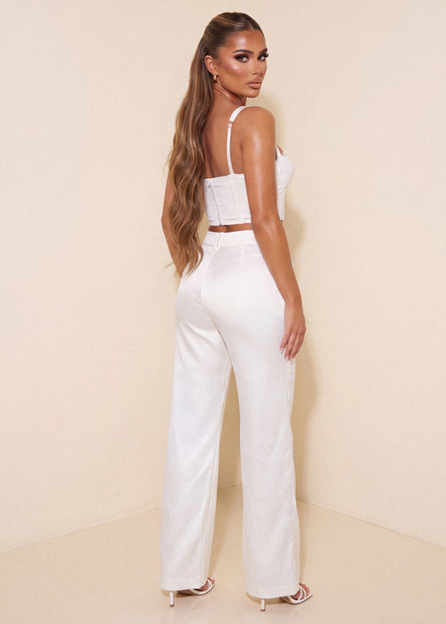 Midnight Muse Two Piece - White - Dressmezee
