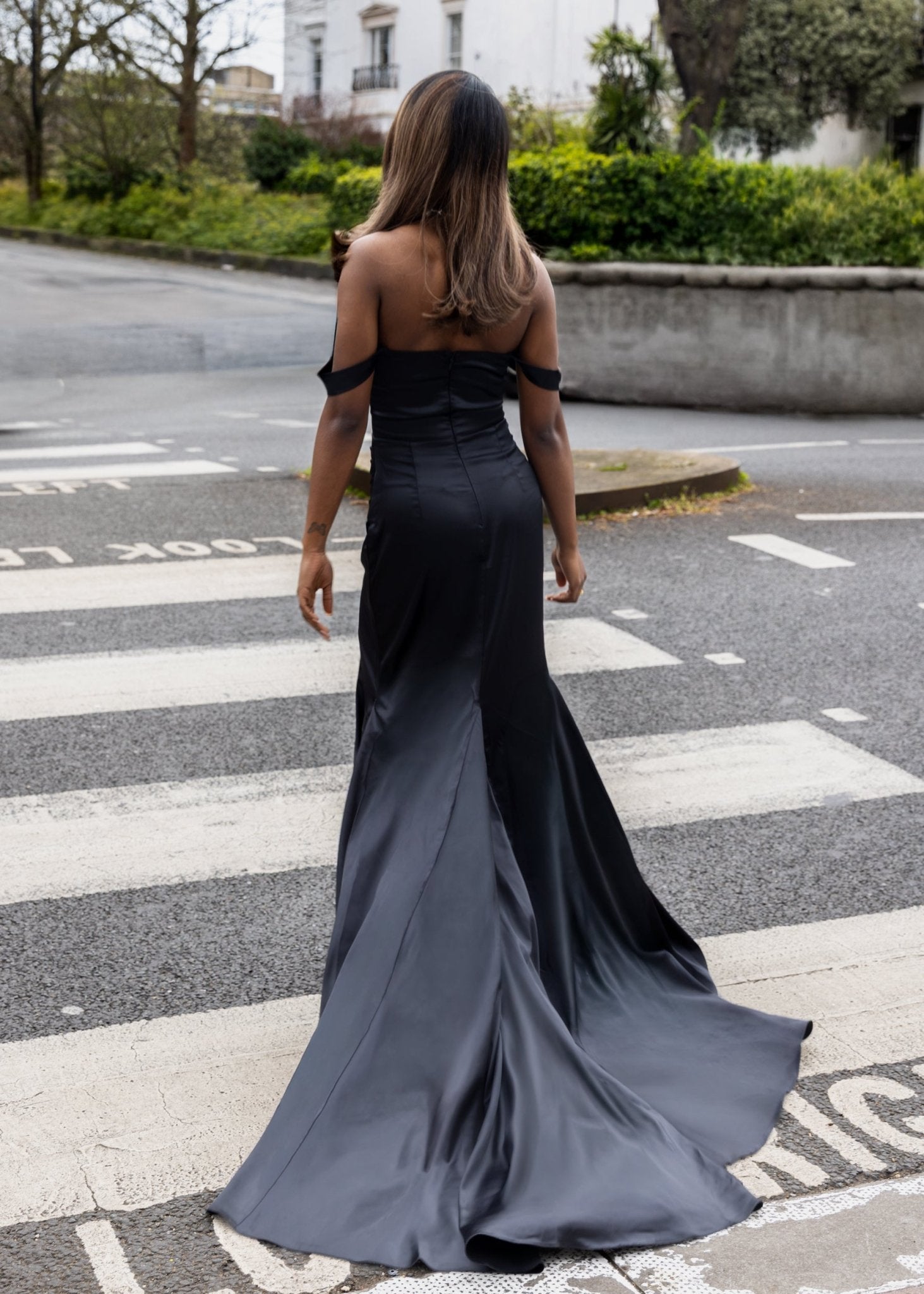 satin split leg dress Satin Halter Neckline Leg Slit Gown by Cinderella Divine CH031