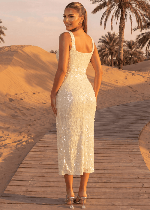 sequin ibiza dress Ibiza Strapless Sequin Mini Dress