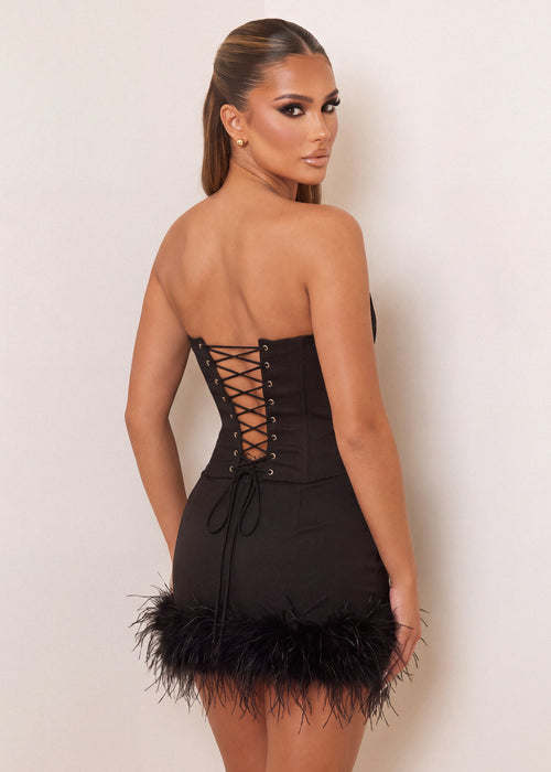 Perfect Fit Strapless Corset - Black - Dressmezee