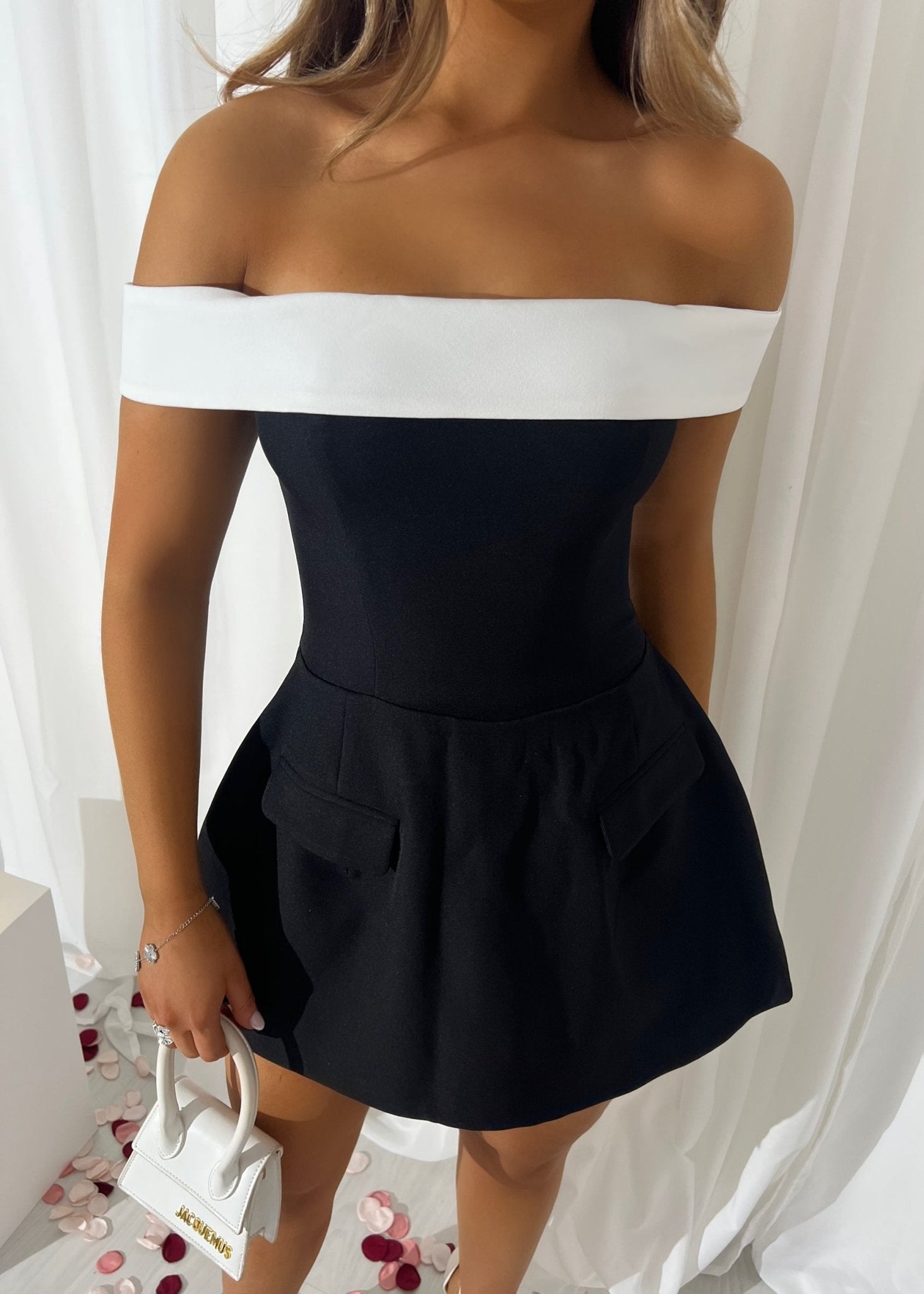 monochrome mini dress Annie Monochrom Mini Dress