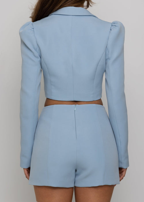 Tailored Dreams Two Piece - Blue - Dressmezee