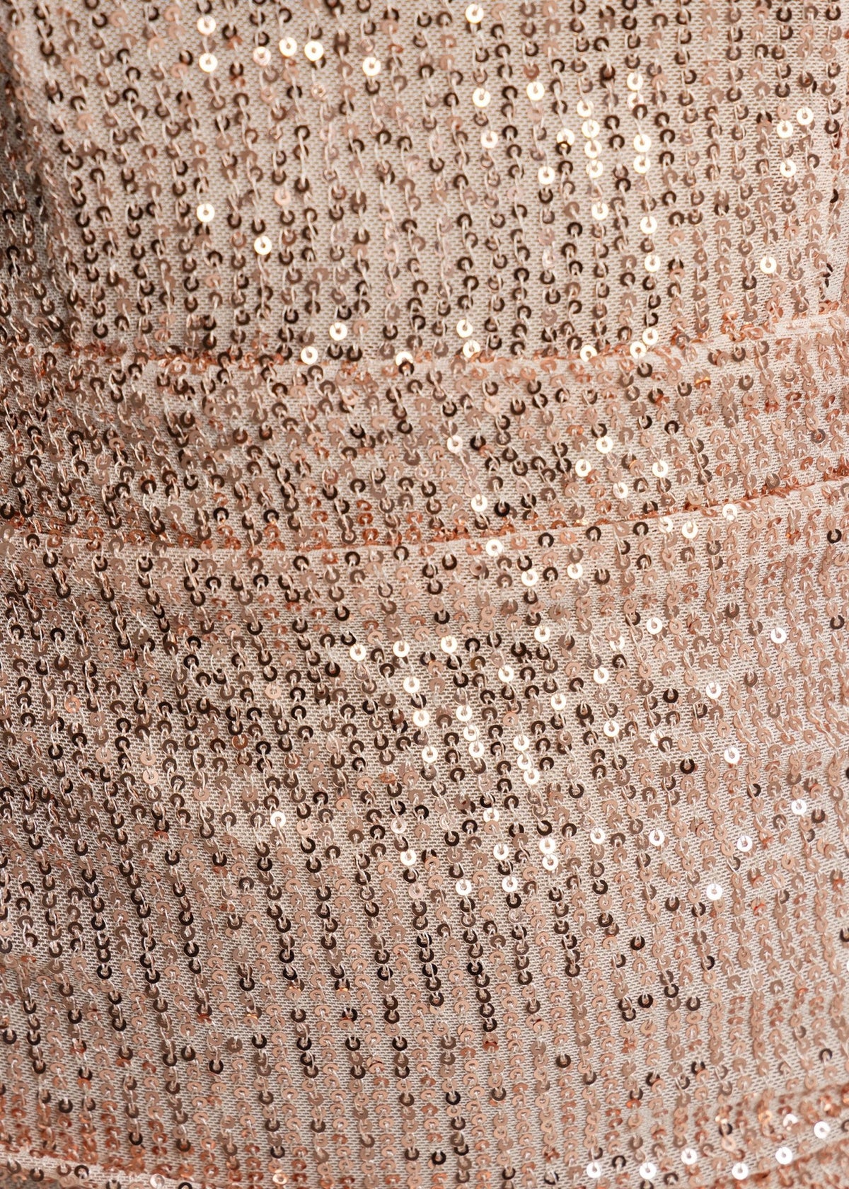 Cowl Neck Sequin Midi Dress - Rose Gold Elegance | DressMeZee  Dressmezee