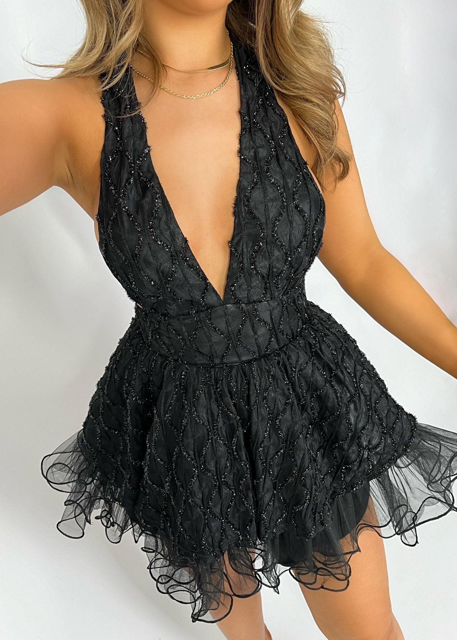 Steal Your Heart Mini Dress - Chic Black Style